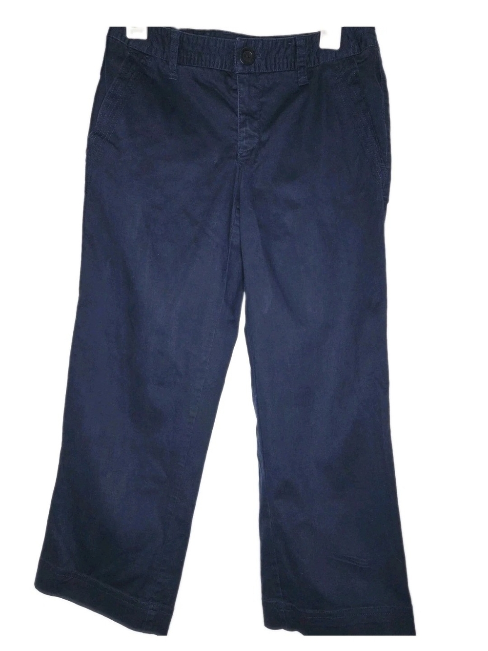 Eddie Bauer Vashon Fit Navy Stretch Chino Pants Straight Leg Size 4